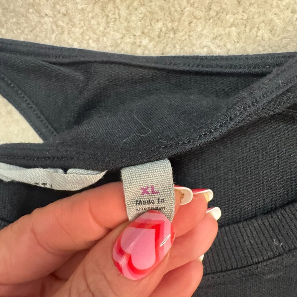 Athleta XL Black Open Back Long Sleeve Top – Modal Blend – FA17 – EUC - Picture 6 of 7